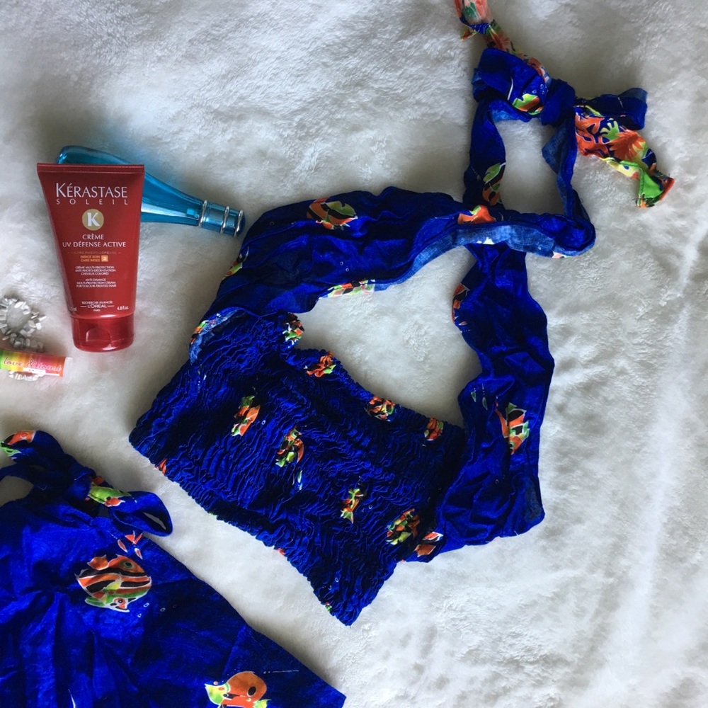 Thai Two Piece Beach Coverup π NWOT - Picture 3 of 8